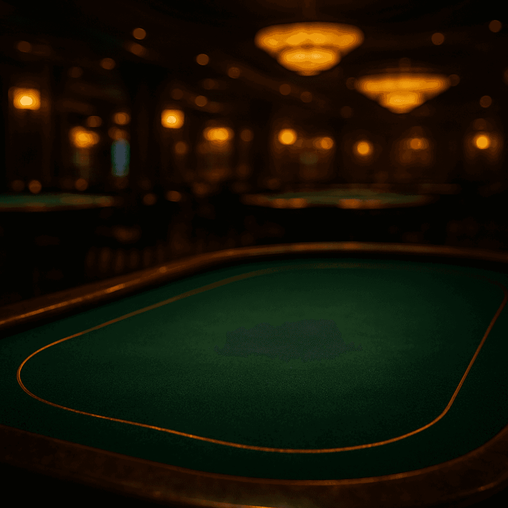 Base Gold Rush poker felt