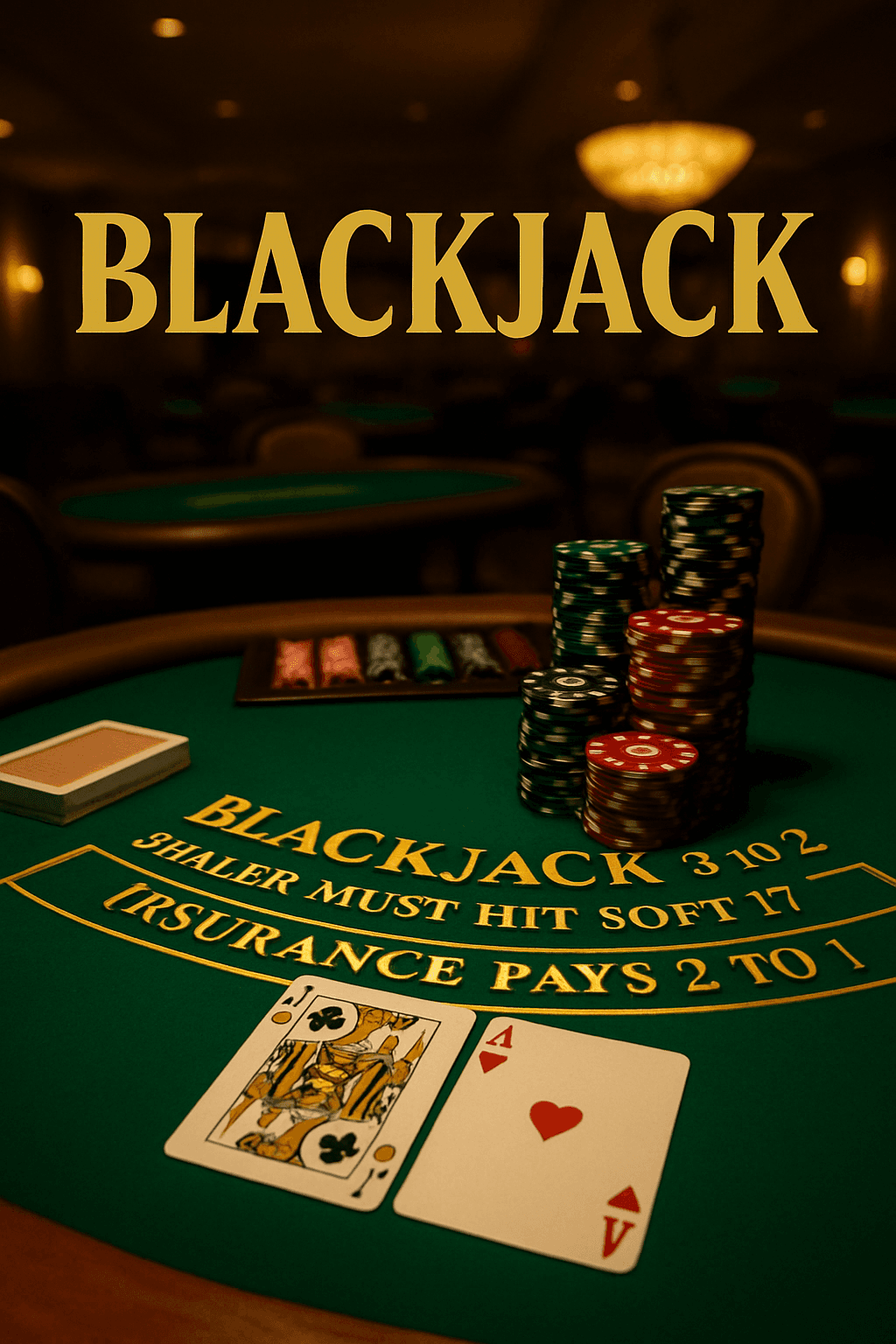 Live blackjack tables
