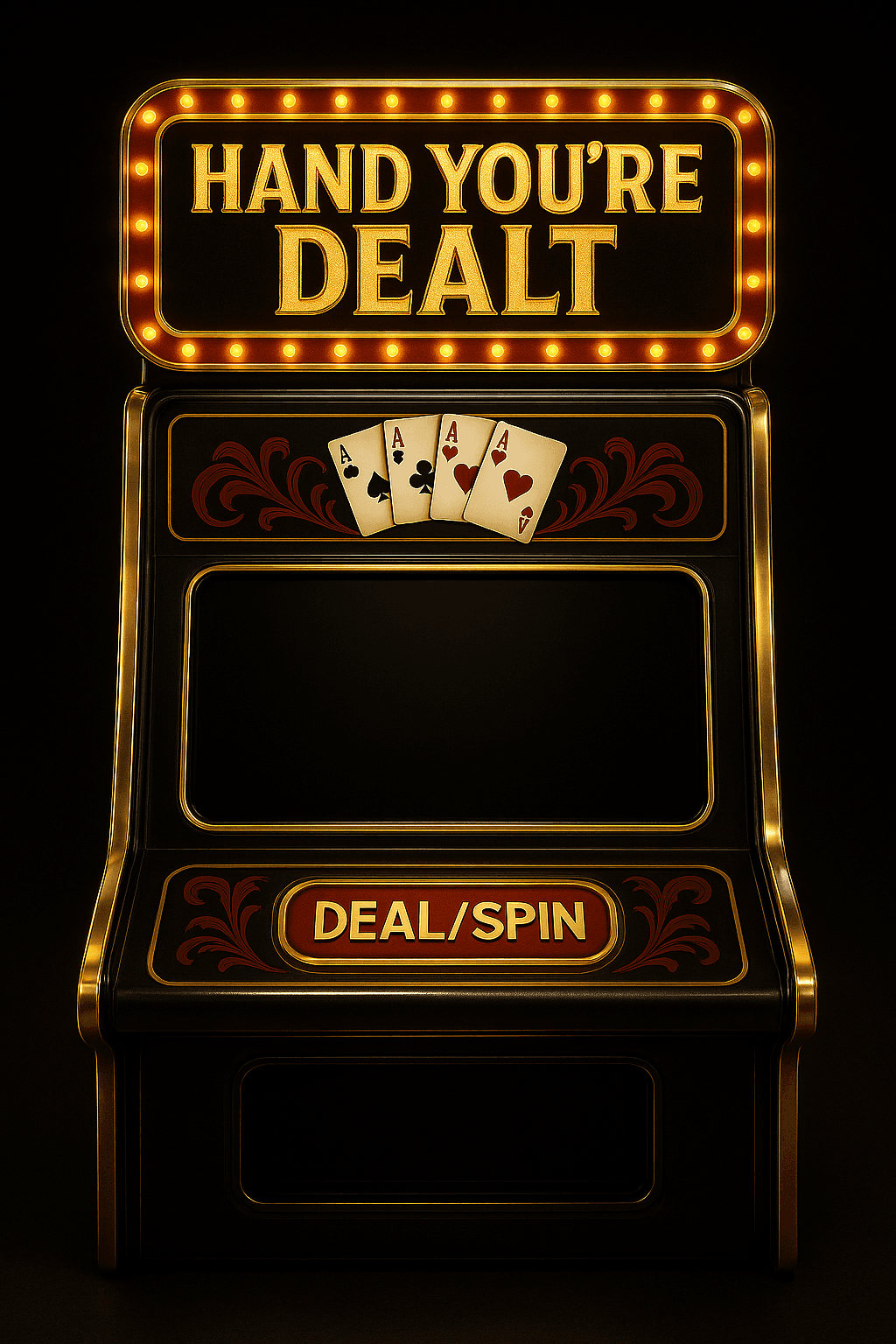 Hand You're Dealt cabinet